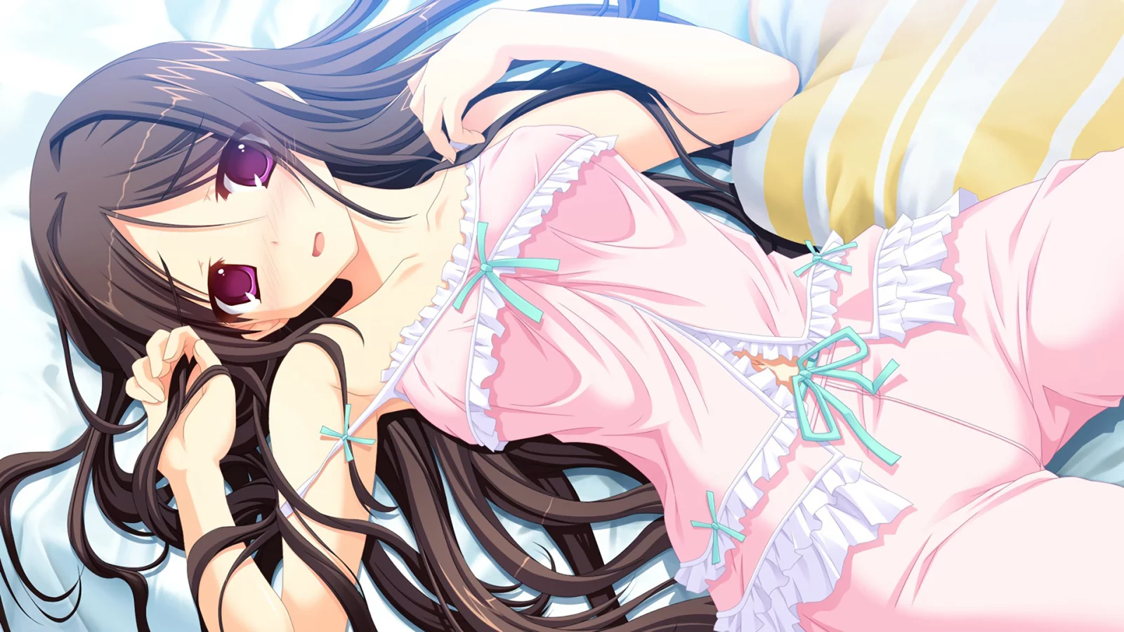 anime, ecchi, pijamas