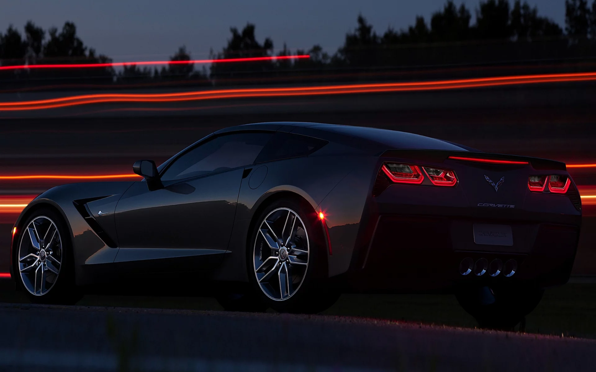 авто, суперкар, chevrolet, corvette, stingray c7