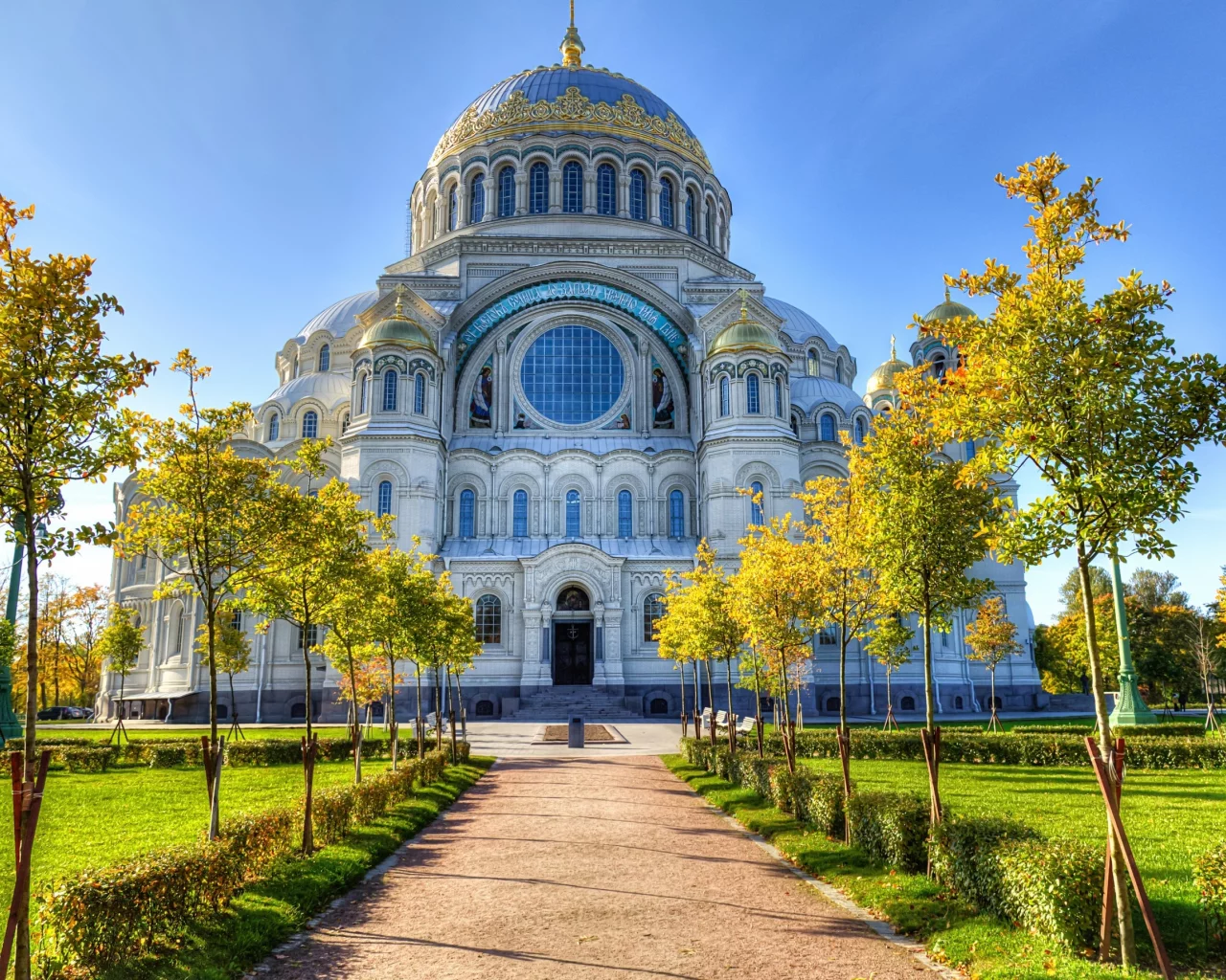 собор, храм, россия, temples, деревья, санкт петербург