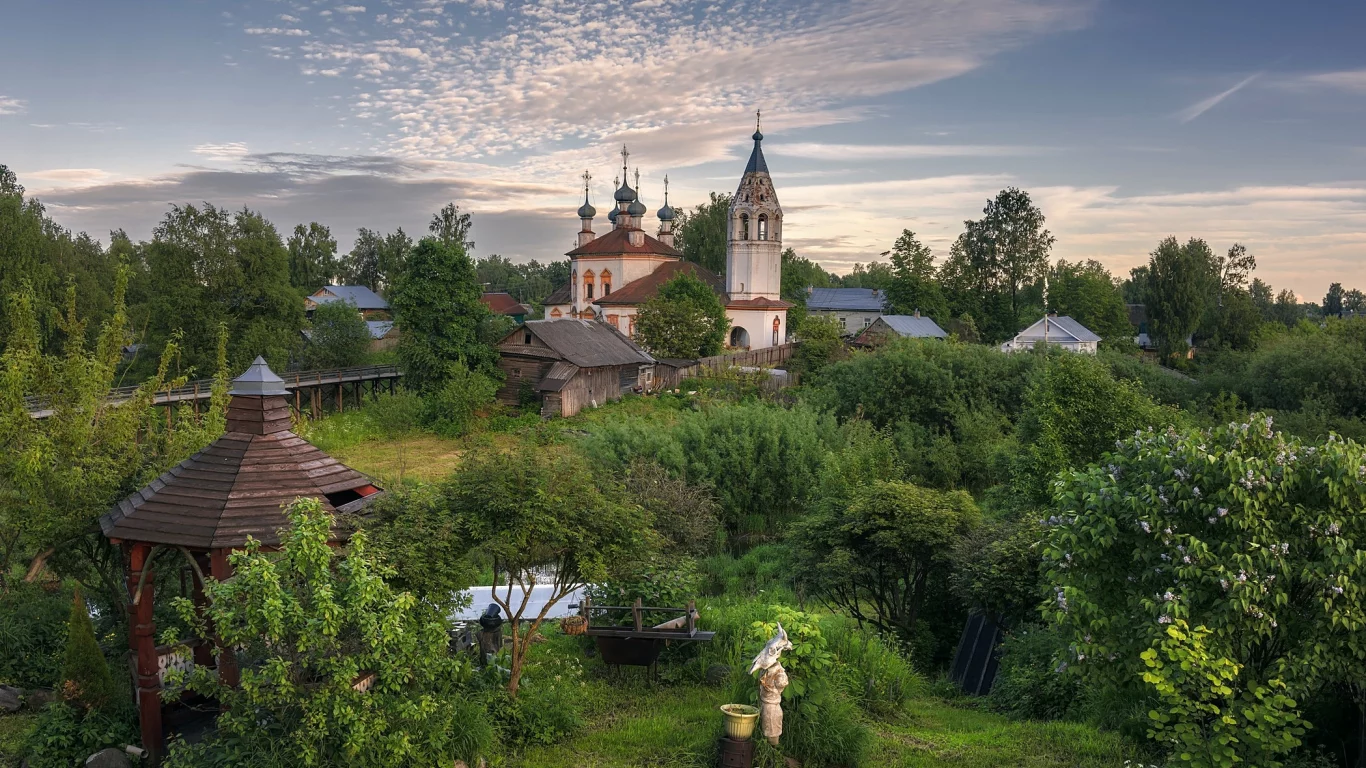 церковь, вечер
