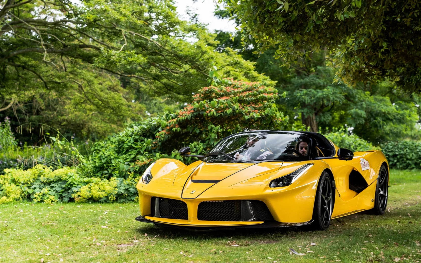 aperta, ferrari, жёлтый