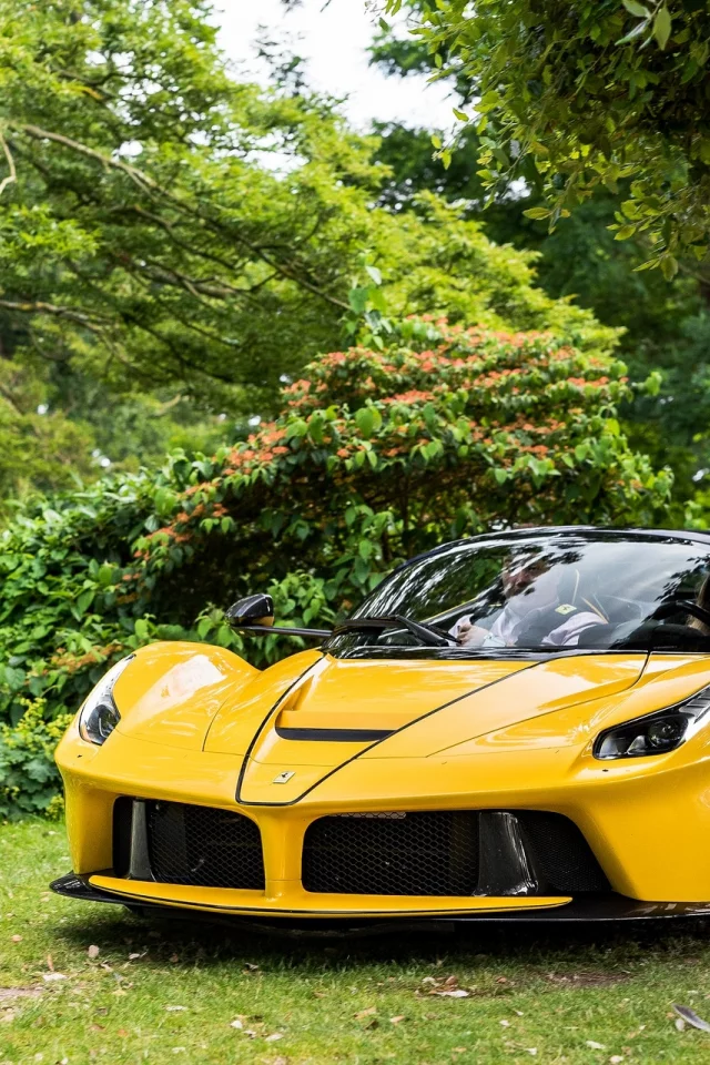 aperta, ferrari, жёлтый