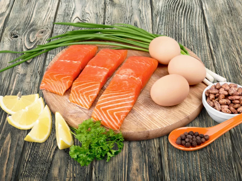 яйцо, lemon, рыба, специи, fish, зелень, egg, лимон