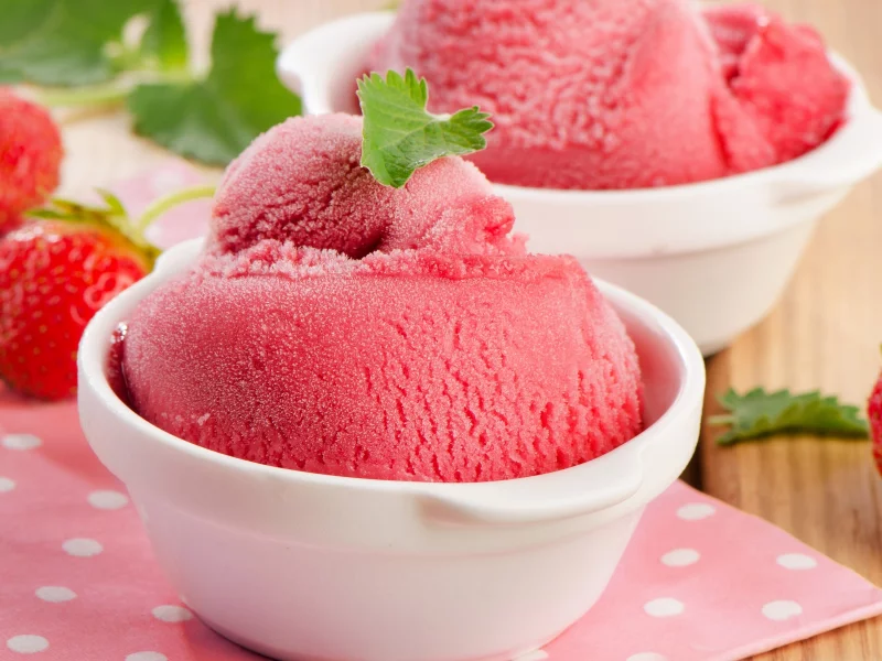 клубника, сладкое, фруктовое, sweets, ice cream, strawberry, мороженое