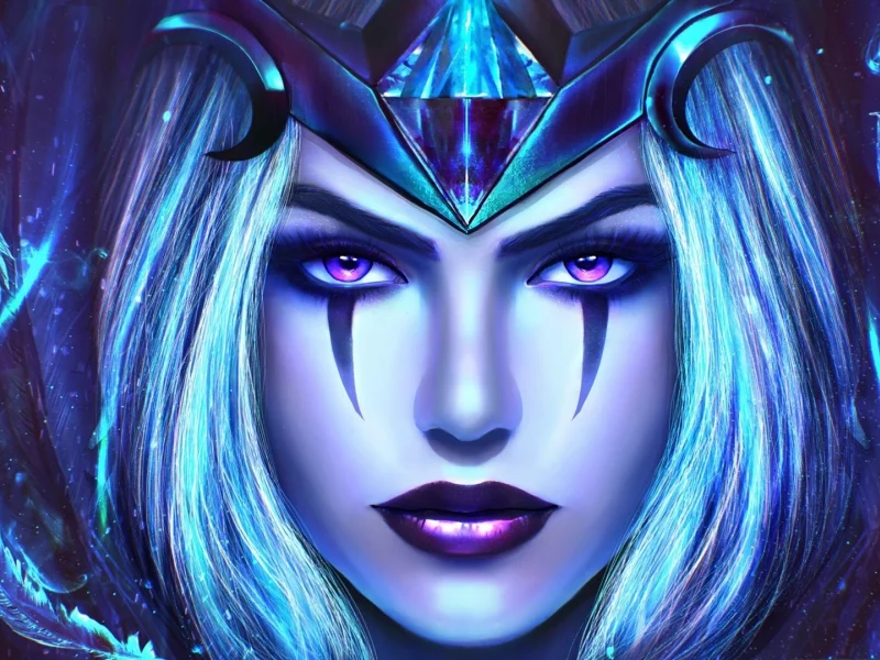 face, blue, long hairl, girl, eyes, woman