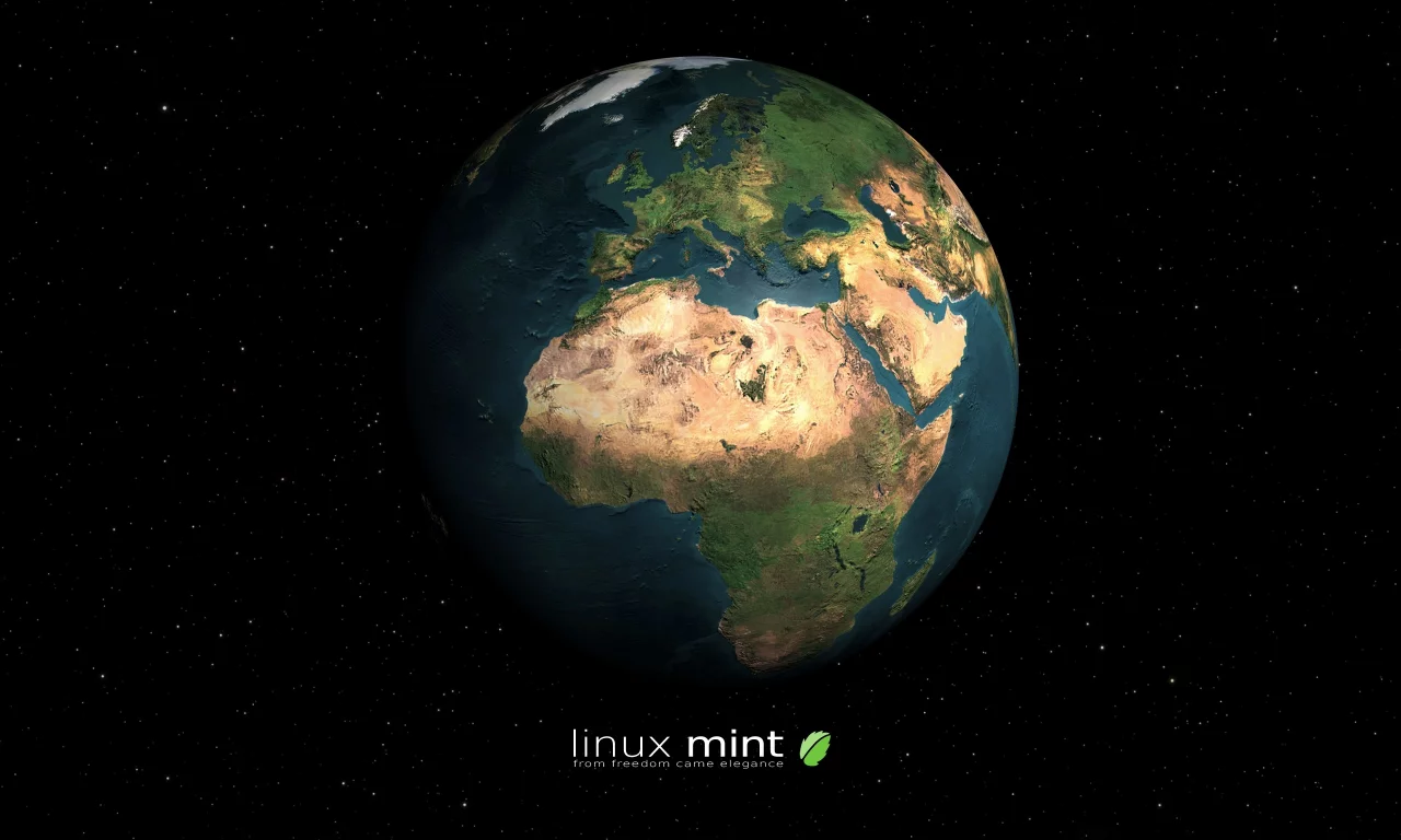 компьютер, фон, операционная, система, линукс, минт, мята, linux, mint, высокие, технологии, логотип, глобус