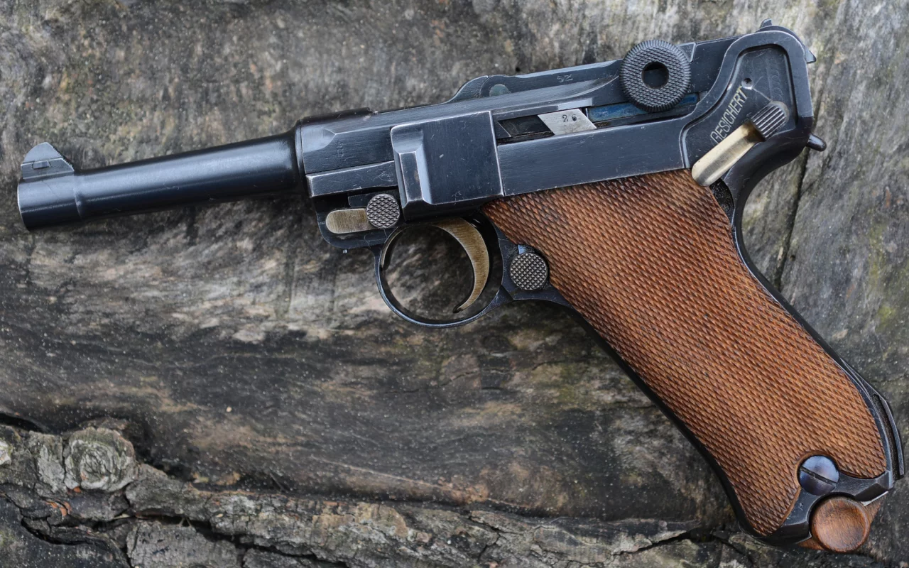 пистолет, парабеллум, p08, parabellum, 1920s, commercial, luger, complete, hammerless, pistol, equipment, weapon, fast, gun, pistols, weapons, dark, sun, wide