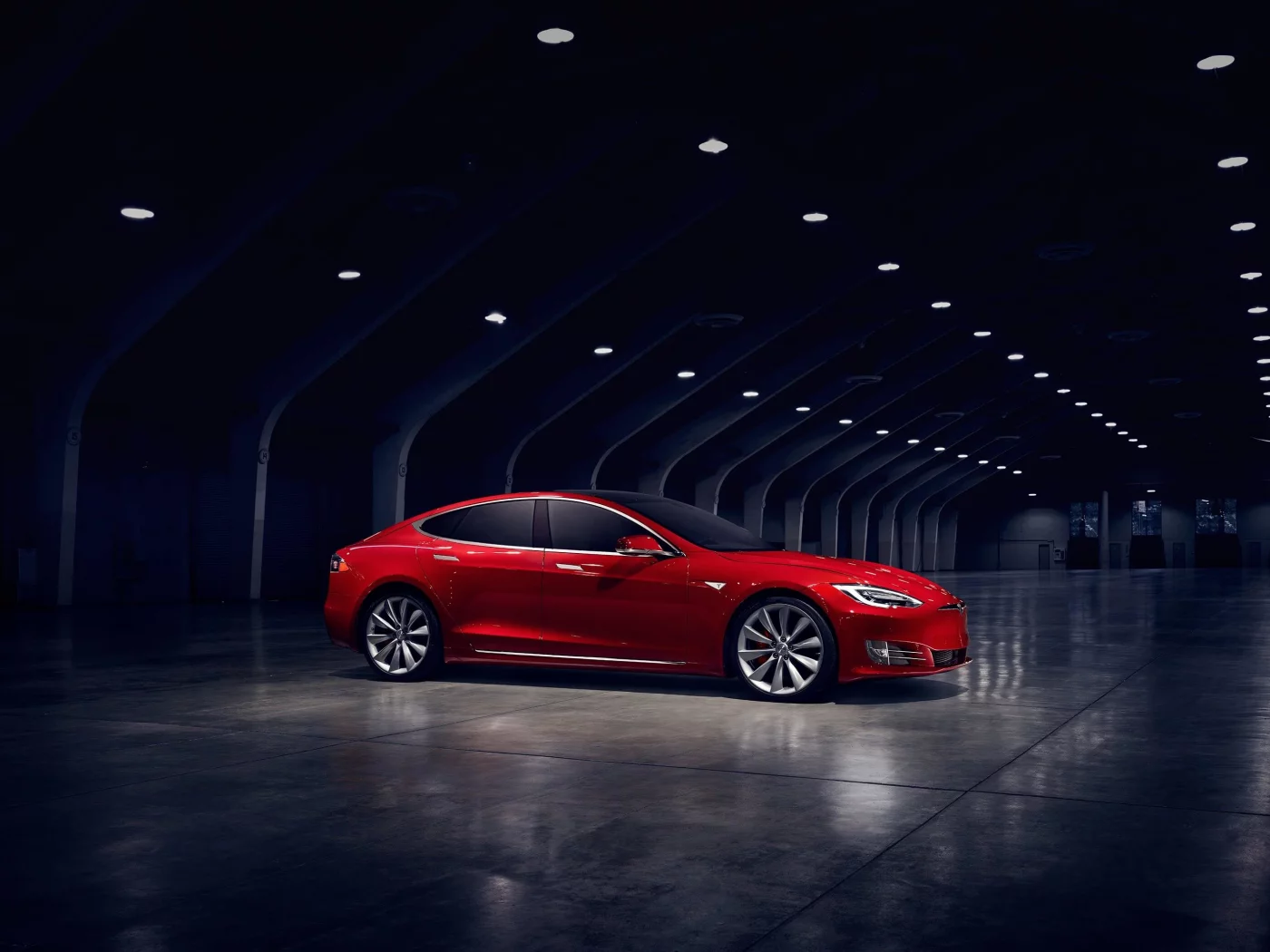 электромобиль, зарядка, белый, тесла, tesla, модель с, model s, пятидверный, красный