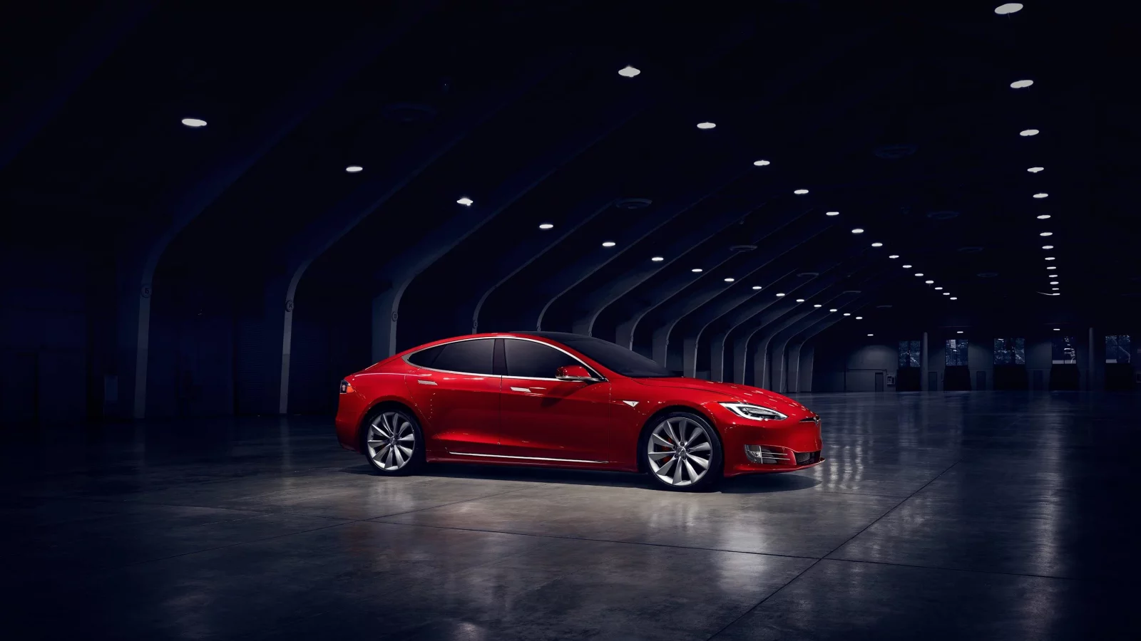 электромобиль, зарядка, белый, тесла, tesla, модель с, model s, пятидверный, красный