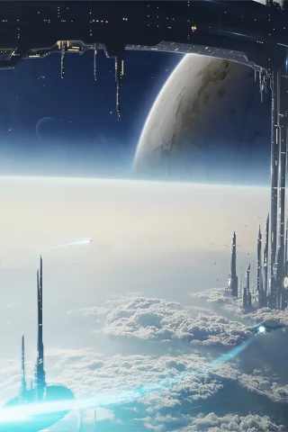 платформа, орбитальное кольцо, арт, космос, future, platform, ring of heaven, ring, heaven, orbital, spaceship, artwork, action, adventure, planet, armada, aero, space, see, in, spaceship, ship, star, sky, day, sun, aeonlux, wide