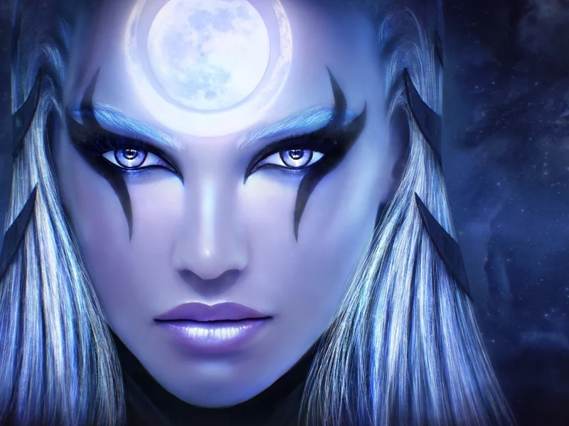 девушка, лицо, красота, art, league of legends