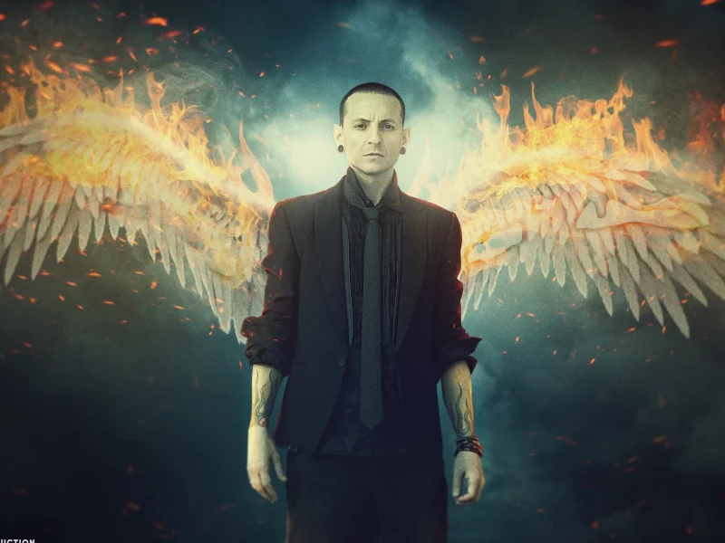 огонь, крылья, linkin park, chester bennington