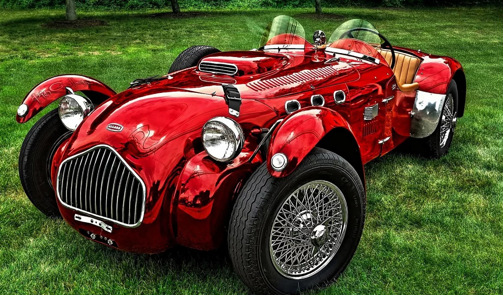 автомобиль, allard, j2x, dual, cowl, car, old, front, lebaron, convertible, luxury, red, sun, summer, see, nice, pingallery, wide