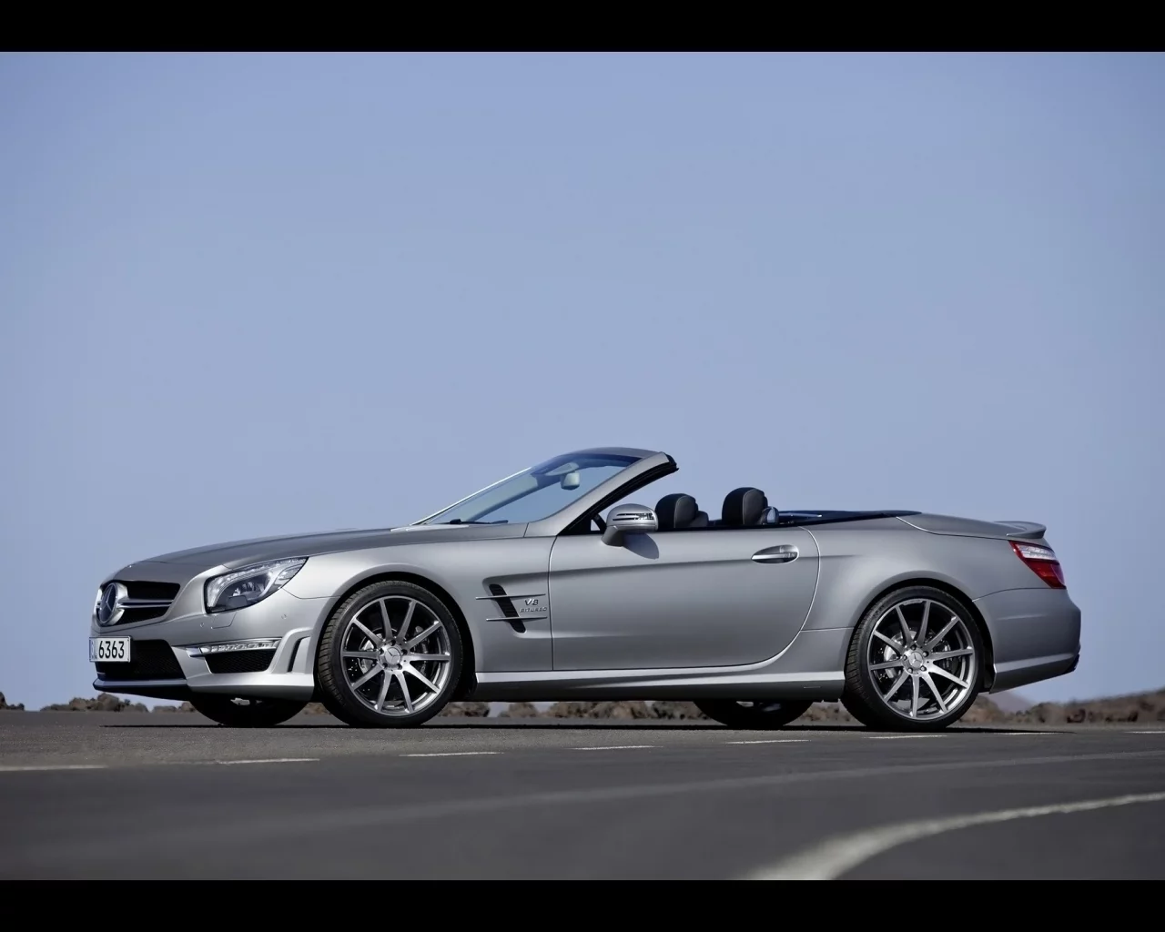 мерседес, кабриолет, amg, mercedes, cabrio, cabriolet, modern, power, mod, car, sun, sky, summer, see, indusrial, front, silver, nice, wide