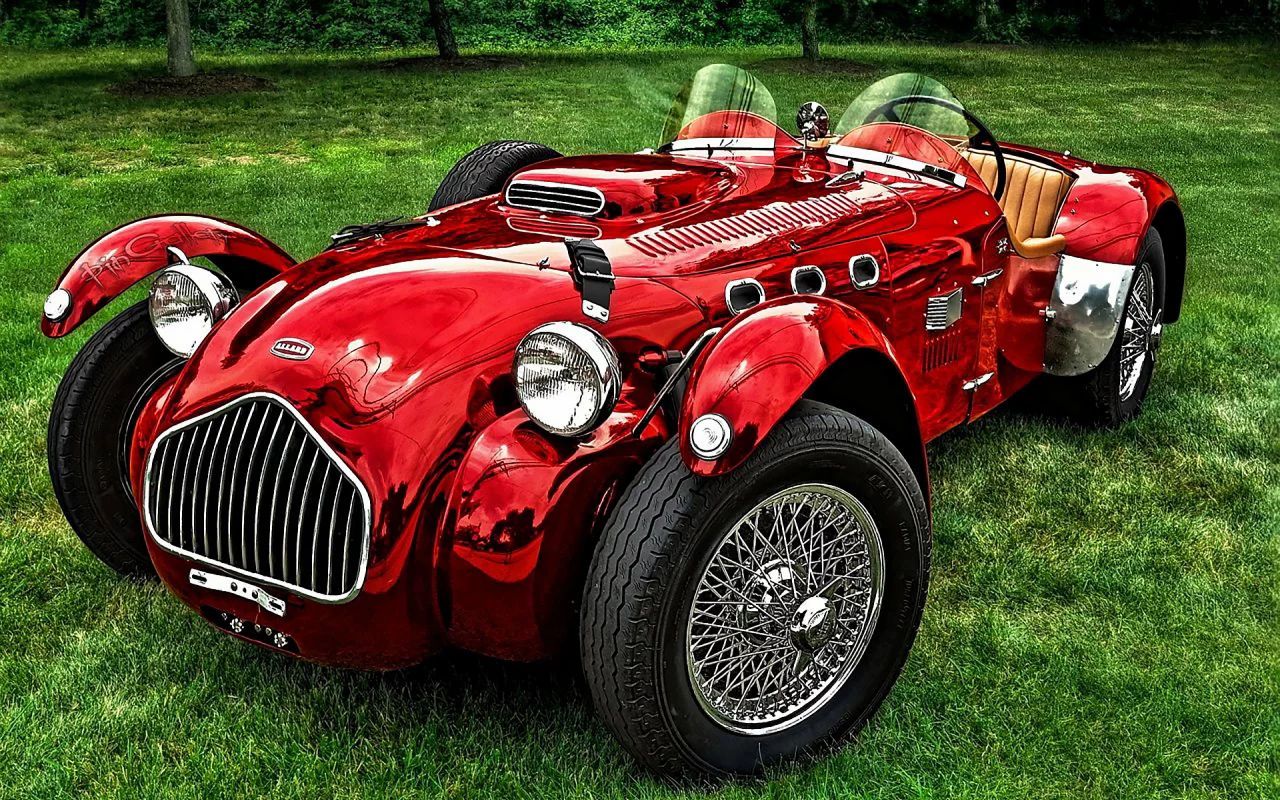автомобиль, allard, j2x, dual, cowl, car, old, front, lebaron, convertible, luxury, red, sun, summer, see, nice, pingallery, wide