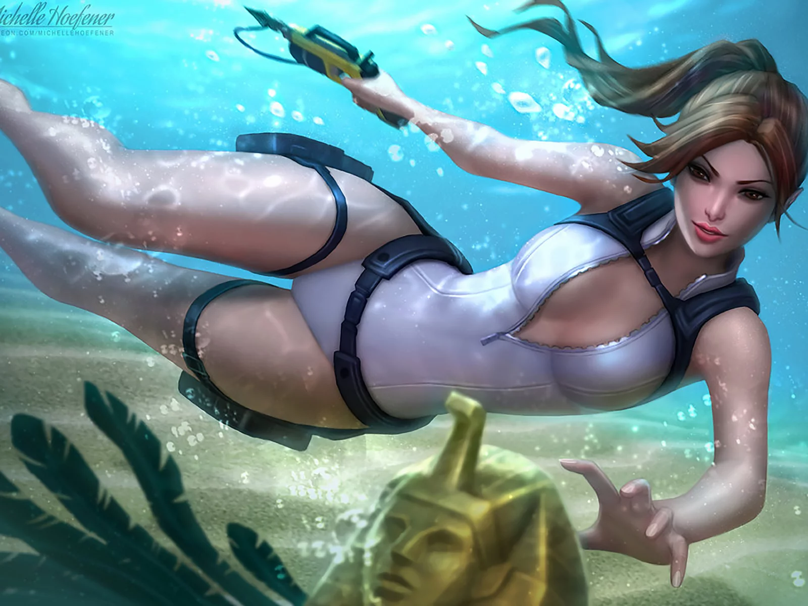 игра, лара крофт, lara, croft, artifact, dive, boat, sea, under, jctan, ocean, planet, future, station, world, stars, shores, second, aluren, space, nice, sun, up, sky, michellehoefene, wide