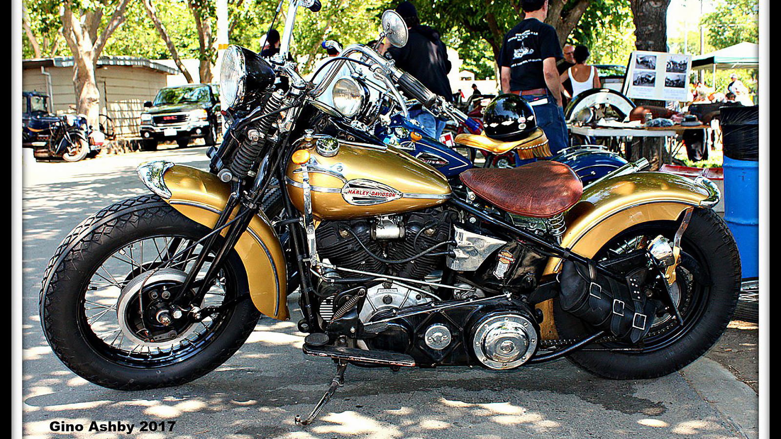 мотоцикл, харли дэвидсон, классика, harleydavidson, harley, davidson, golden, bobber, motorbike, bike, classic, storm, highball, dark, see, sun, front, white, highway, town, мотоцикл, nice, wide