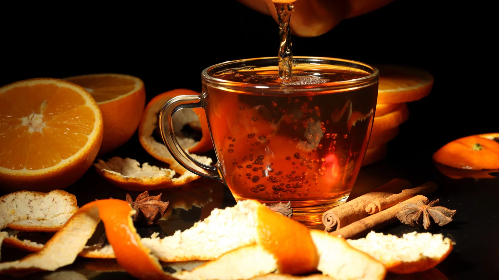 чай, чайник, горячий, tea, kettle, hot, room, dark, nice, orange, wood, table, main, lemon, kitchen, see, nice, wide