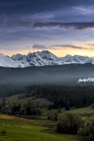 природа, вечер