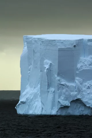 sea, iceberg, storm