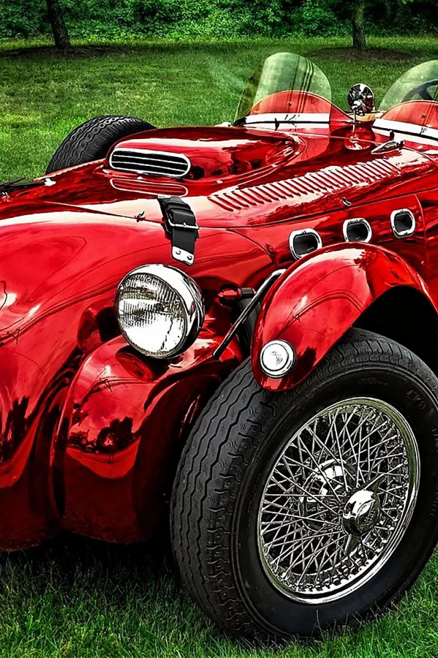 автомобиль, allard, j2x, dual, cowl, car, old, front, lebaron, convertible, luxury, red, sun, summer, see, nice, pingallery, wide