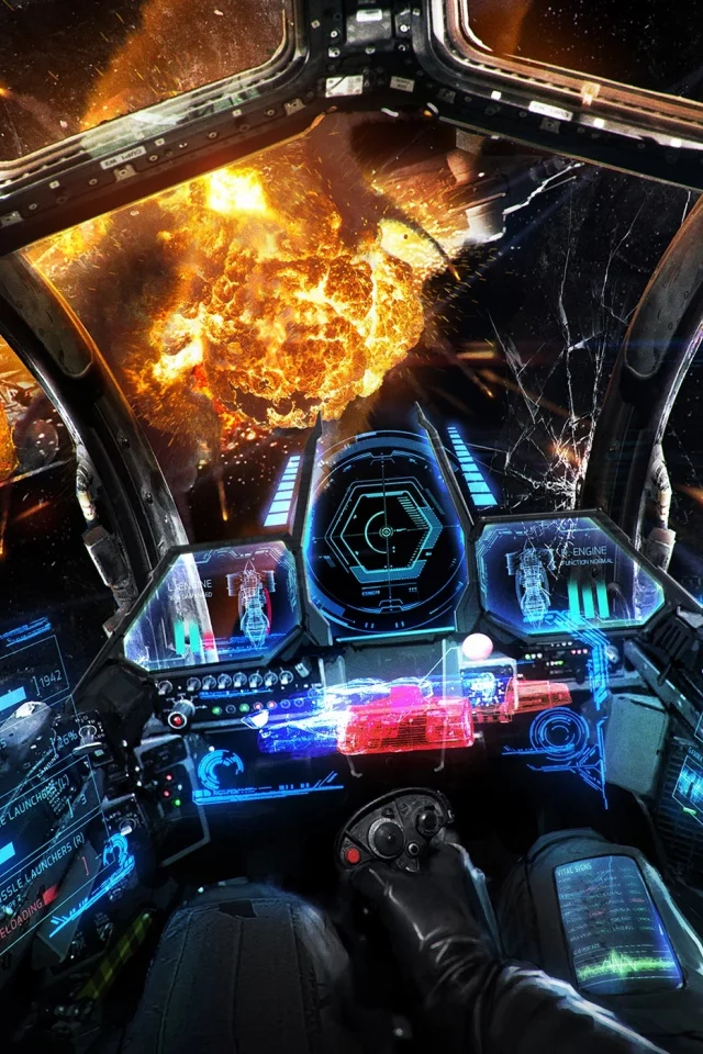 истребитель, орбитальный, кокпит, арт, космос, future, heavy, fighter, orbital, cockpit, battle, gunship, artwork, science, fiction, explosion, machine, action, adventure, planet, armada, aero, space, see, in, spaceship, ship, star, sky, day, sun, su