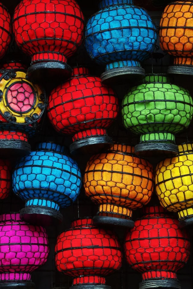 light, lanterns, colorful