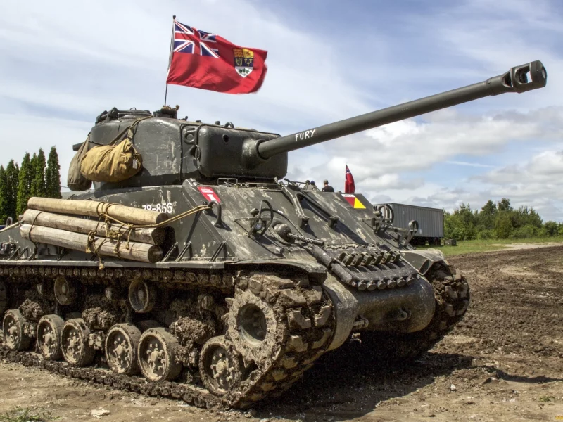 танк, шерман, м4, светлячок, tank, sherman, m4a3, 76mm, england, firefly, armor, armored, military, weapon, weapons, gun, see, forest, eyes, nice, sky, wide