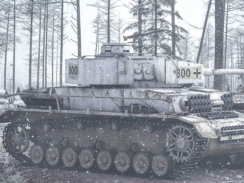 танк, немецкий, поздний, зима, т4, 75мм, tank, german, panzer, iv, pz4j, 75mm, n201, armor, armored, military, weapon, weapons, gun, see, forest, eyes, nice, sky, white, roen911, wide