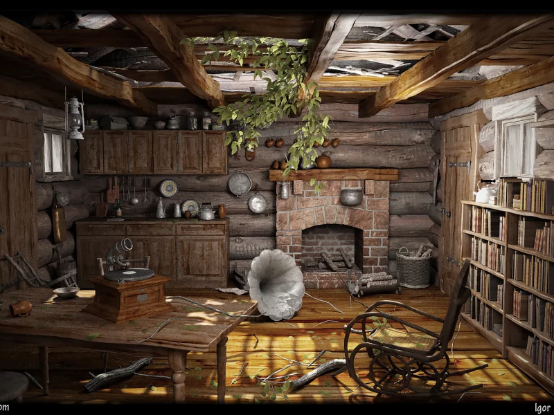 комната, сруб, loghouse, main, room, workshop, old, room, nice, environment, nice, wood, table, table, wide, book, read, vine, wide, f4f