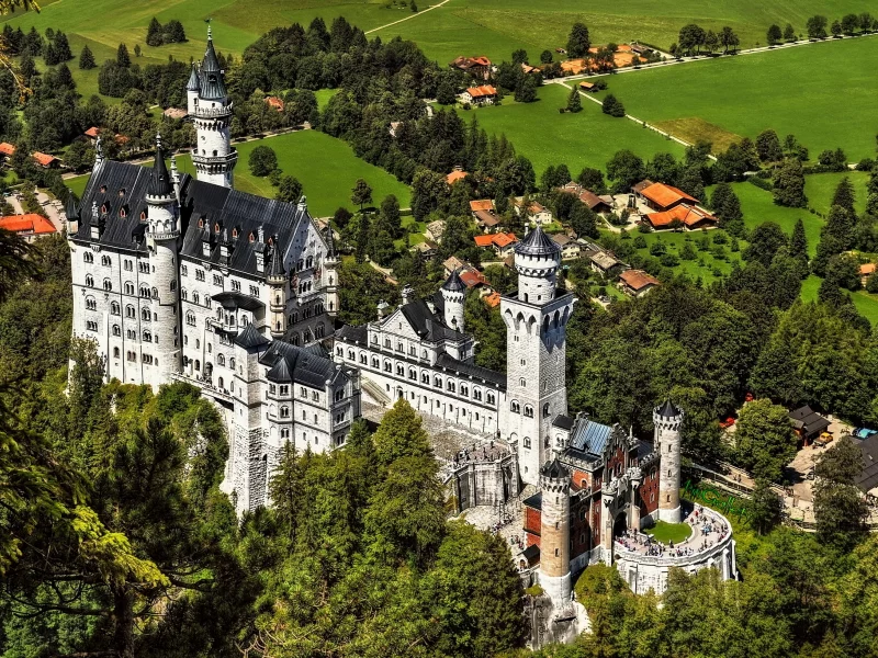 замок, нойшванштайн, castle, neuschwanstein, contest, temple, forest, sun, summer, stronghold, environment, nice, stone, wood, library, read, sky, vine, pingallery, wide