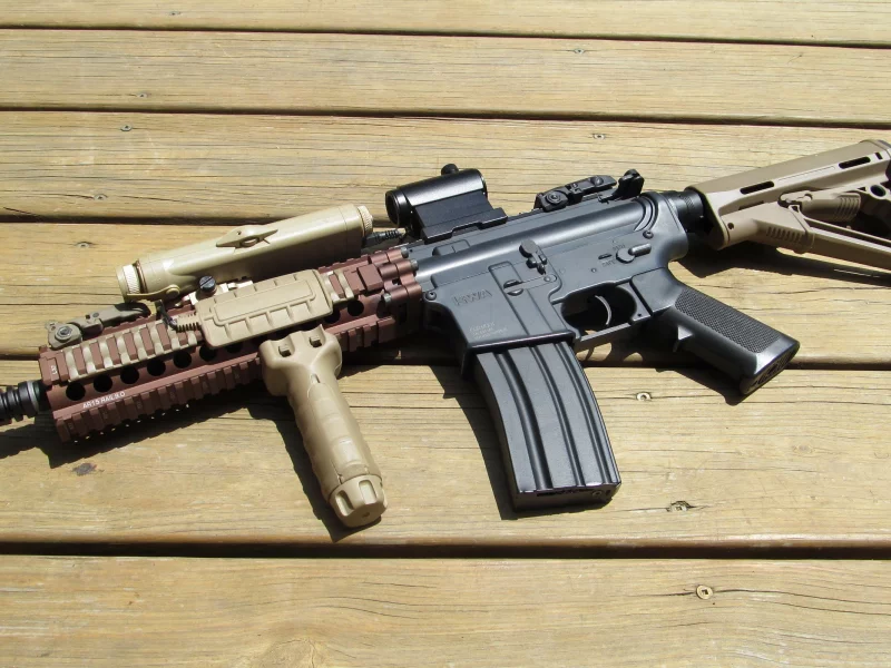 штурмовая, винтовка, штурмовая винтовка, ar15, rail9, cqr, mod1, kwa, 556mm, assault, rifle, mod, silence, gun, hand, modern, tuning, gadgets, weapon, weapons, military, machinegun, rifle, camo, gun, sun, day, see, wide