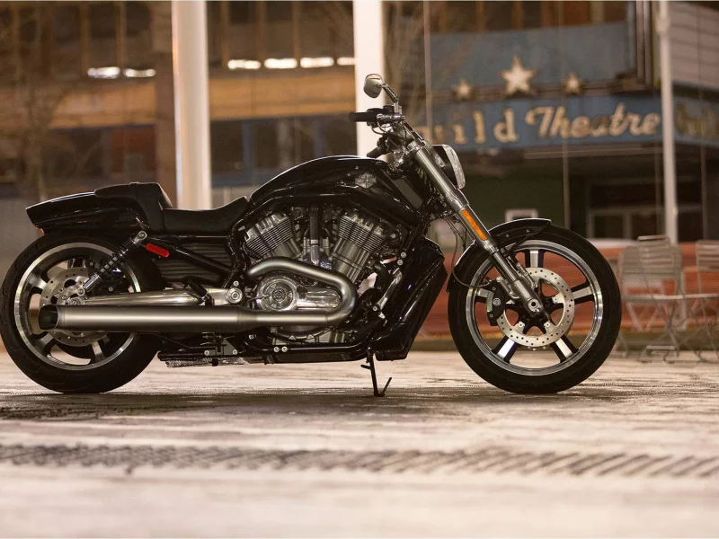 мотоцикл, harleydavidson, v rod, muscle, 2017, harley, davidson, motorbike, bike, storm, highball, dark, see, sun, darkness, black, highway, town, мотоцикл, wide