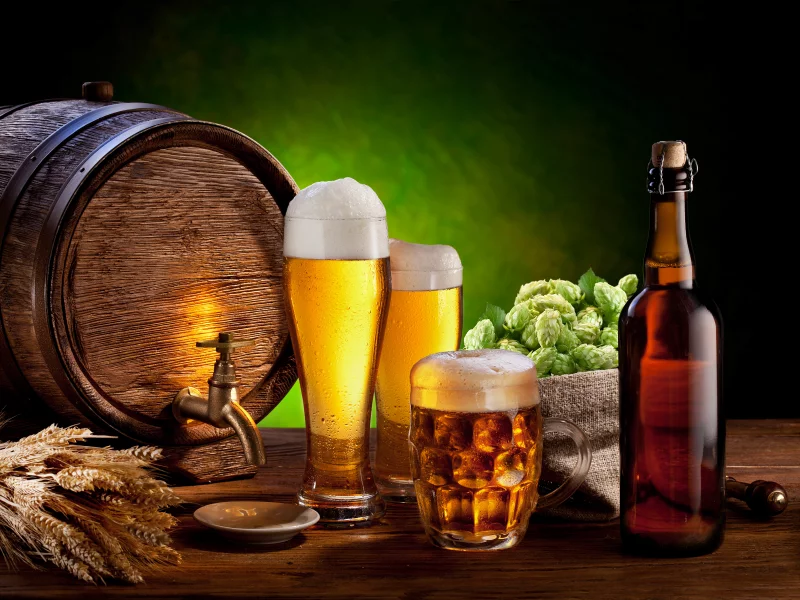 пиво, светлое, бочонок, хмель, пшеница, beer, light, barrel, hops, wheat, bar, room, wood, table, main, drink, room, read, bira, nice, wide