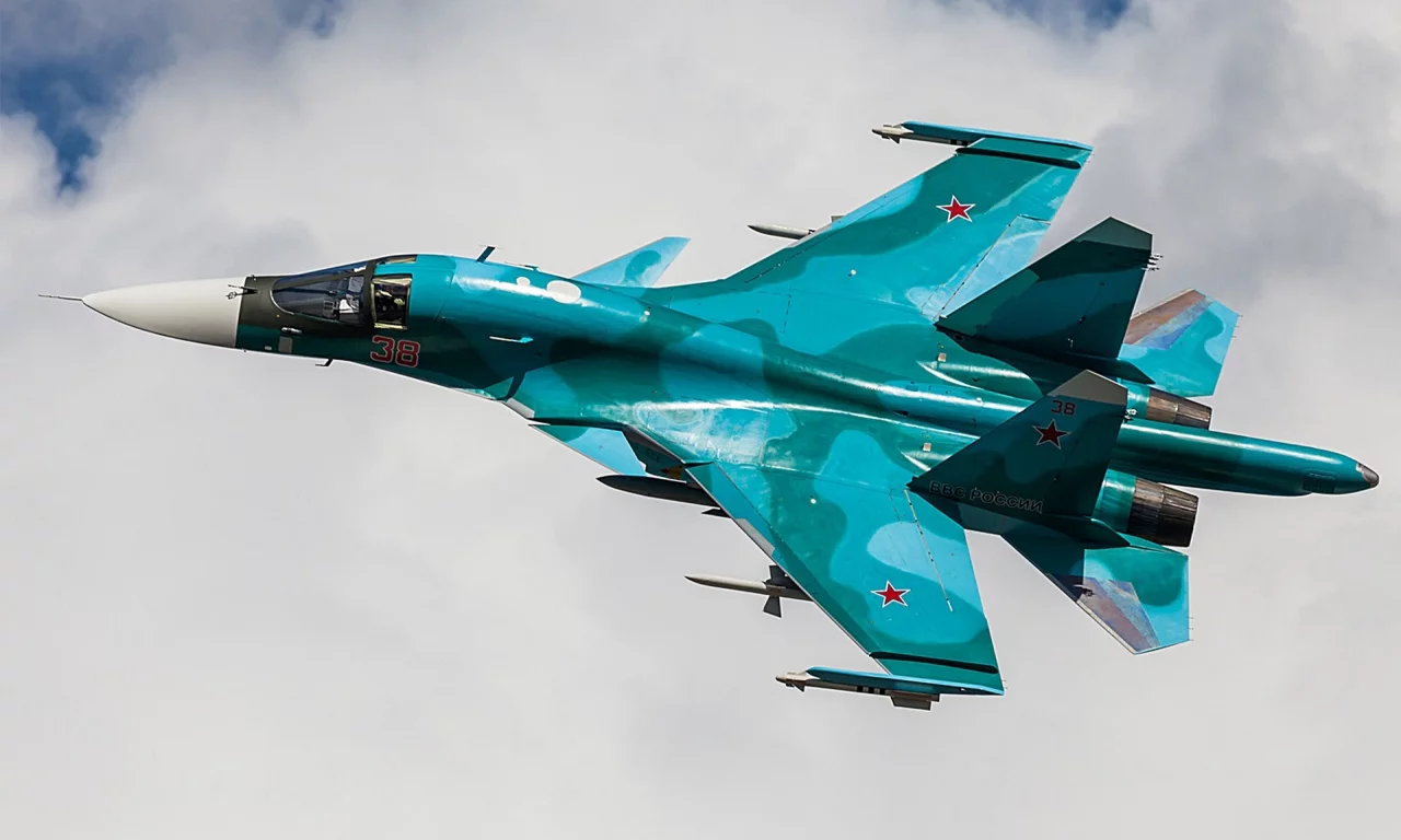 самолеты, бомбардировщик, су34