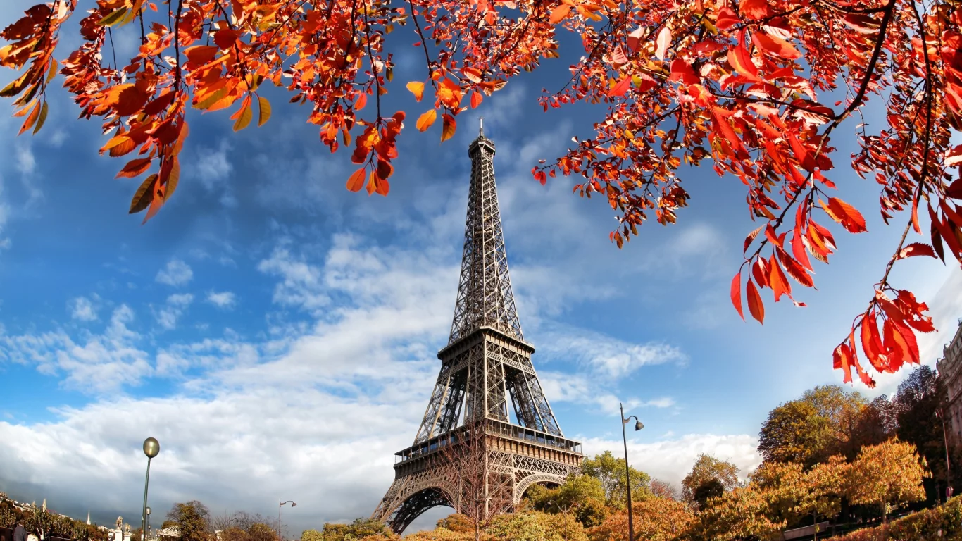 осень, autumn, cityscape, leaves