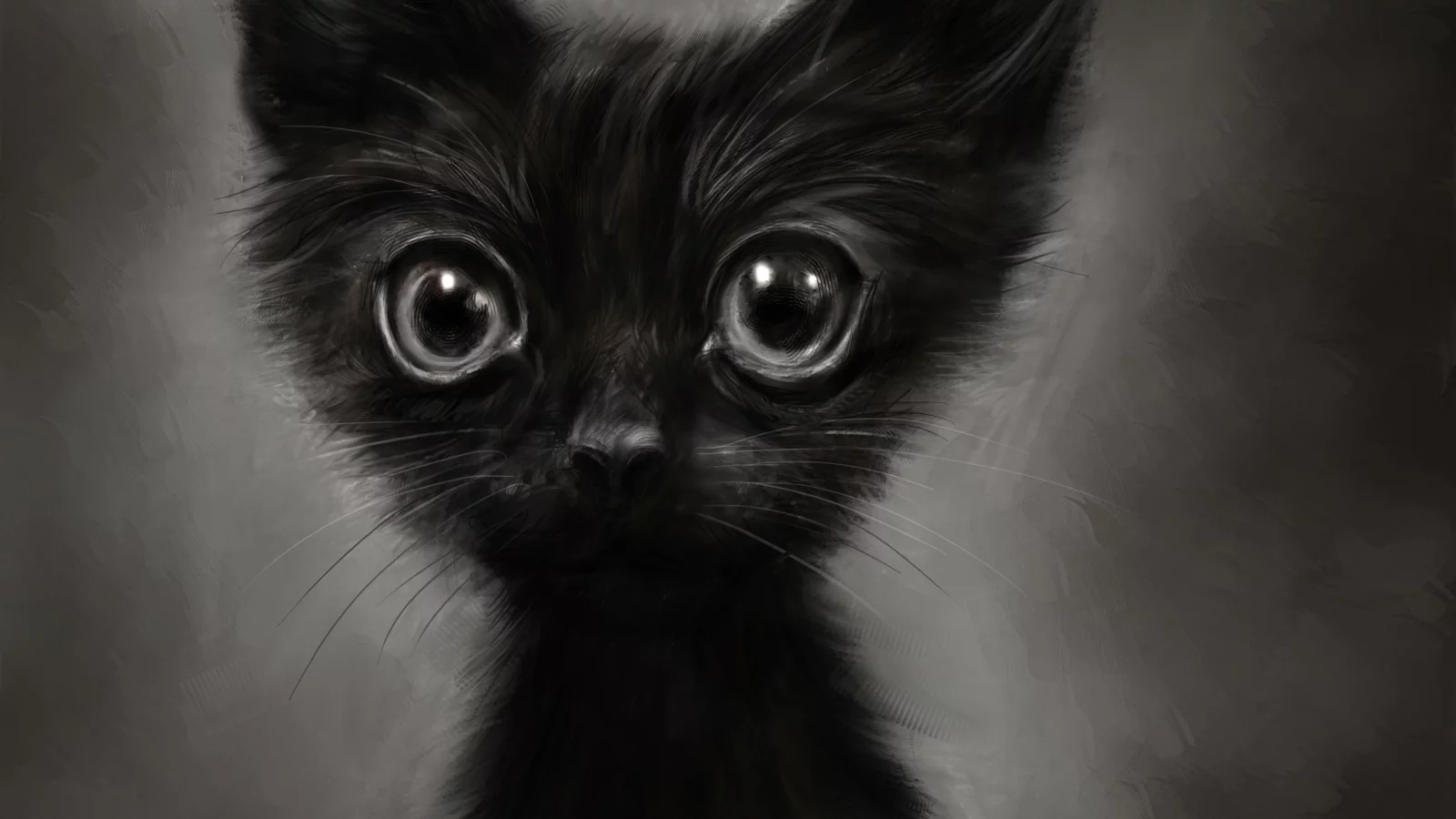 котенок, рисунок, смешной