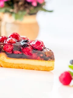 tort, zhele, iagody, iabloko, desert, торт, десерт, желе