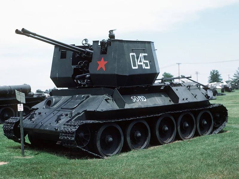 зенитный танк, тип 65, т34, 37мм, air, defence, tank, type65, t34, double, 37mm, n045, vietnam, armor, armored, military, weapon, weapons, gun, see, forest, eyes, nice, sky, wide