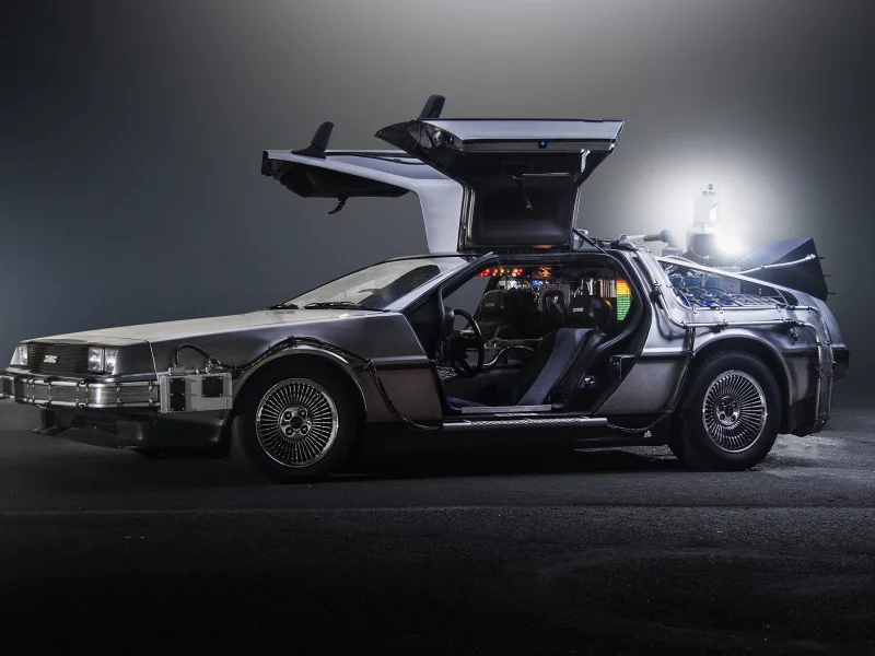 автомобиль, назад в будущее, car, back to the future, delorean, dmc, 12, 1985, cars, holden, efijy, concept, dark, future, scifi, futuristic, time, machine, car, old, stile front, lebaron, luxury, mod, dark, sun, summer, see, nice, mount, wide