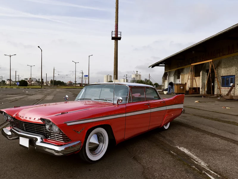 автомобиль, плимут, бельведер, classic, plymouth, belvedere, 1957, red, sedan, lwb, cowl, car, old, front, lebaron, luxury, retro, black, sun, summer, see, nice, wide