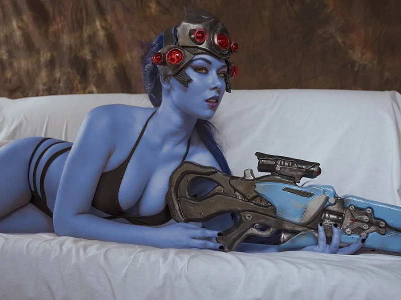 девушка, косплей, overwatch