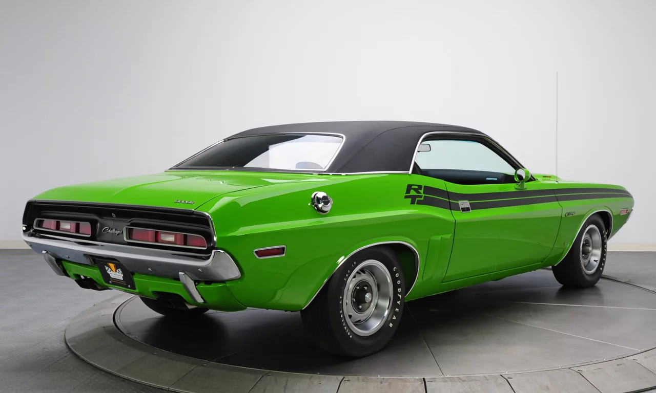 автомобиль, додж, магнум, dodge, challenger, rt, 383, magnum, american, muscle, musclecar, muscle, power, 1971, car, sun, sky, summer, see, indusrial, back, green, wide