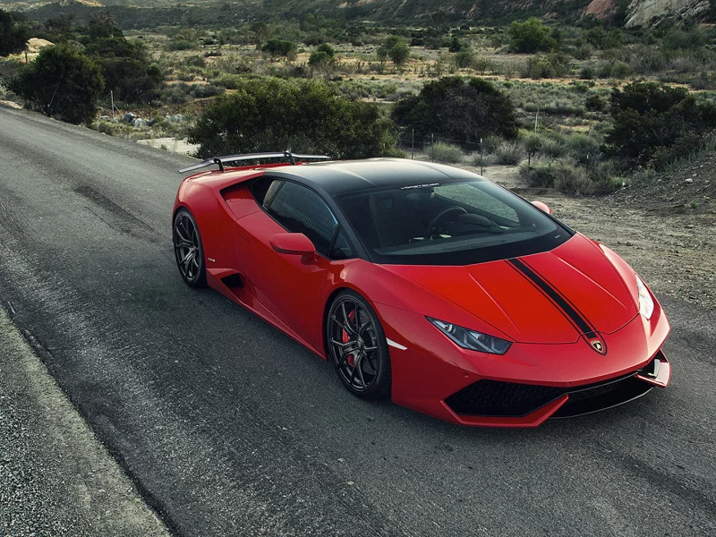 lamborghini, road, red, спорткар, дорога