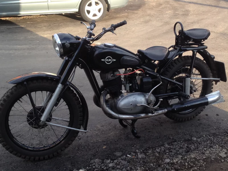 мотоцикл, иж49, иж, motorcycle, izh, 49, black, motorbike, bike, storm, highball, dark, see, sun, summer, road, street, wide