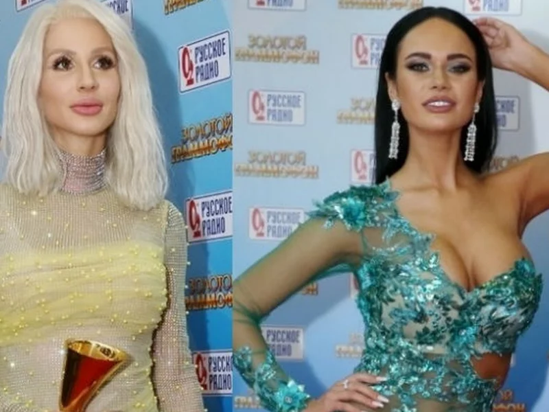 яна кошкина, светлана лобода, певица, телеведущая, грудь, блондинка, брюнеткадекольте, плечимакияж, шикарная фигура, взгляд, две девушки
