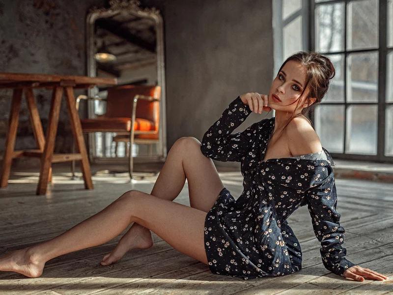девушка, белье, красотка
