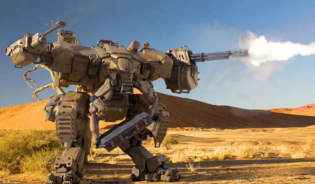 шагающий танк, лёгкий, будущее, арт, walking tank, light, in fire, mech, tank, future, gunship, art, artwork, action, adventure, planet, armada, aero, space, see, ship, star, sky, day, sun, green, wide