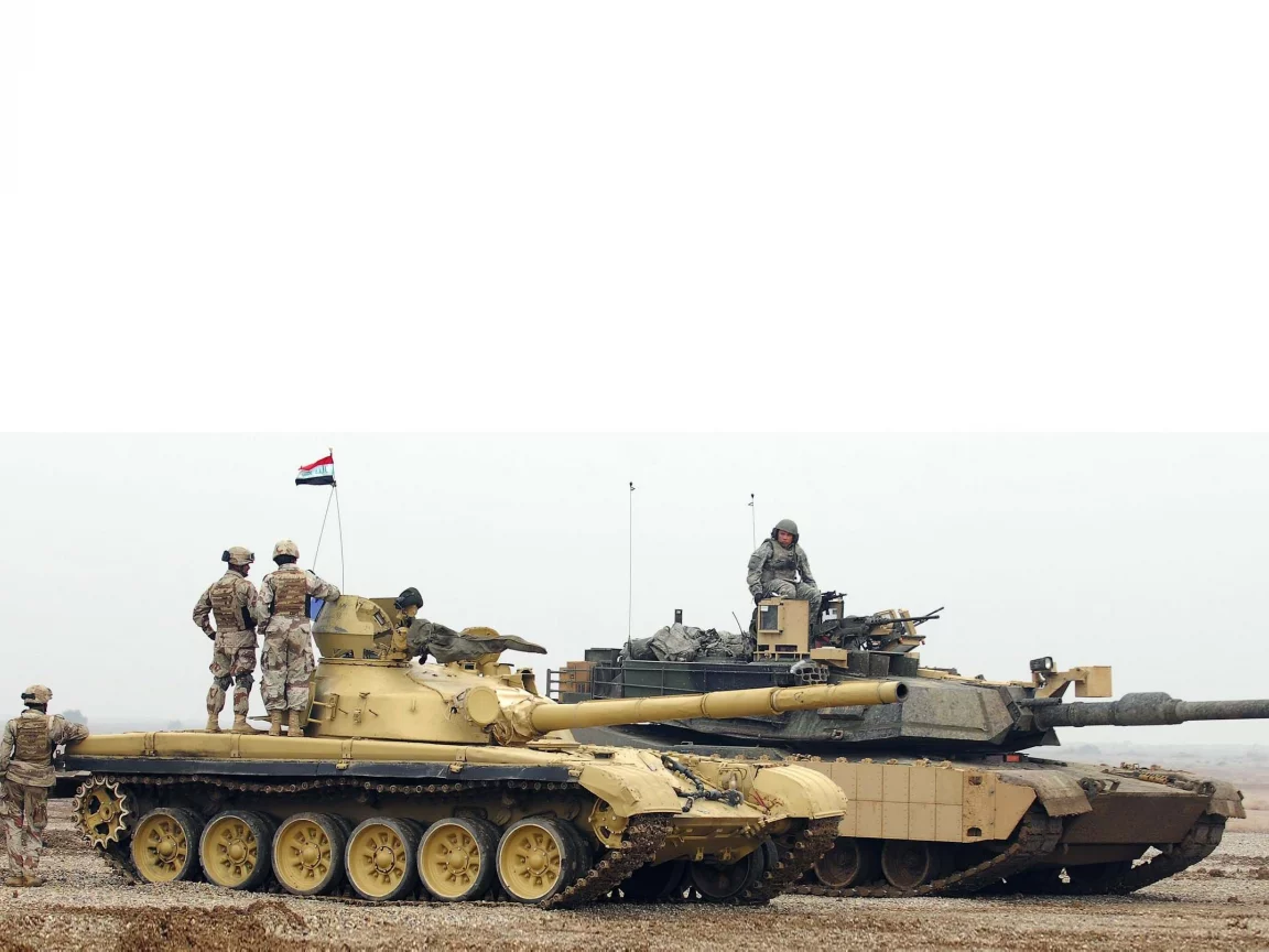 танк, т72, пушка, 125мм, абрамс, 120мм, м1а2, ирак, 2017, iraq, army, tankers, main, battle, tank, t72, gun, 125mm, m1a2, gun, 120mm, mod, side, armed, combat, vehicle, armor, armored, military, weapon, weapons, autumn, desert, see, wide