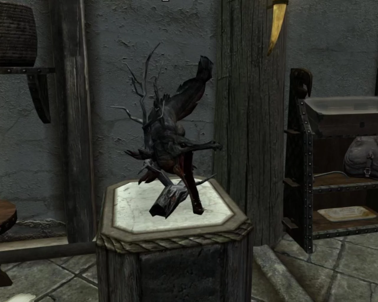 skyrim, фигура, дом, рыба
